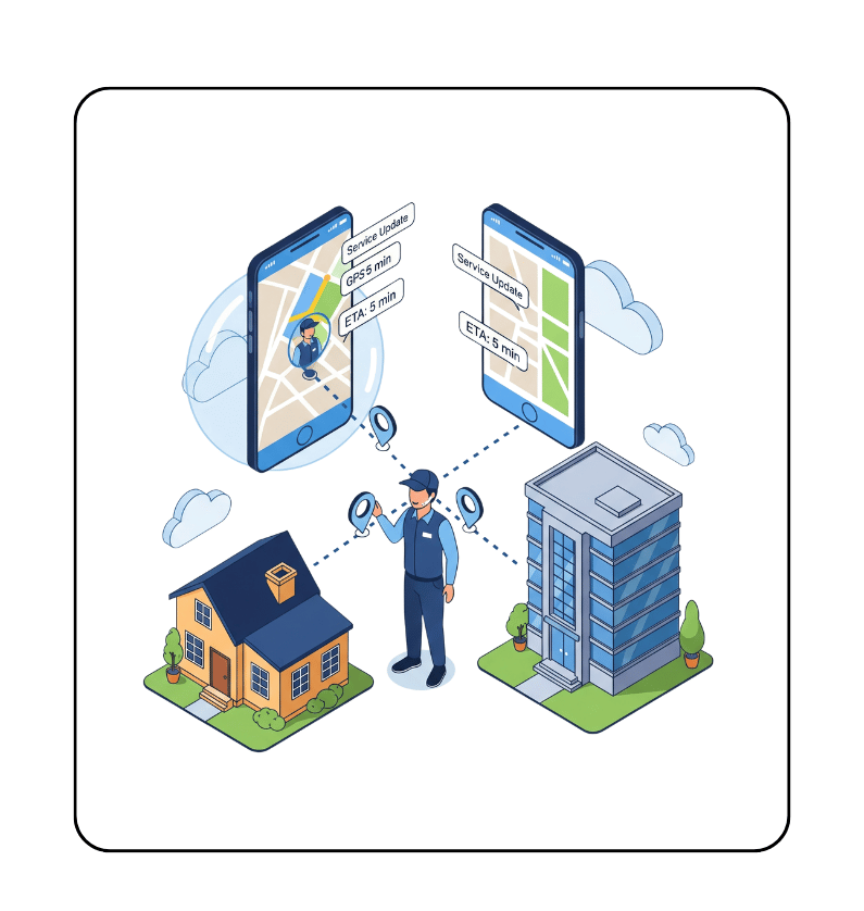 Service anywhere illustration